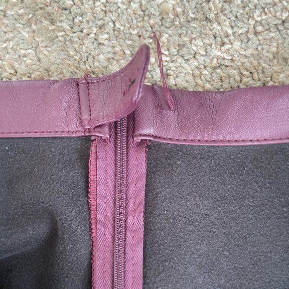 Lauren Conrad Faux Leather Circle Skirt - Picture 4 of 4